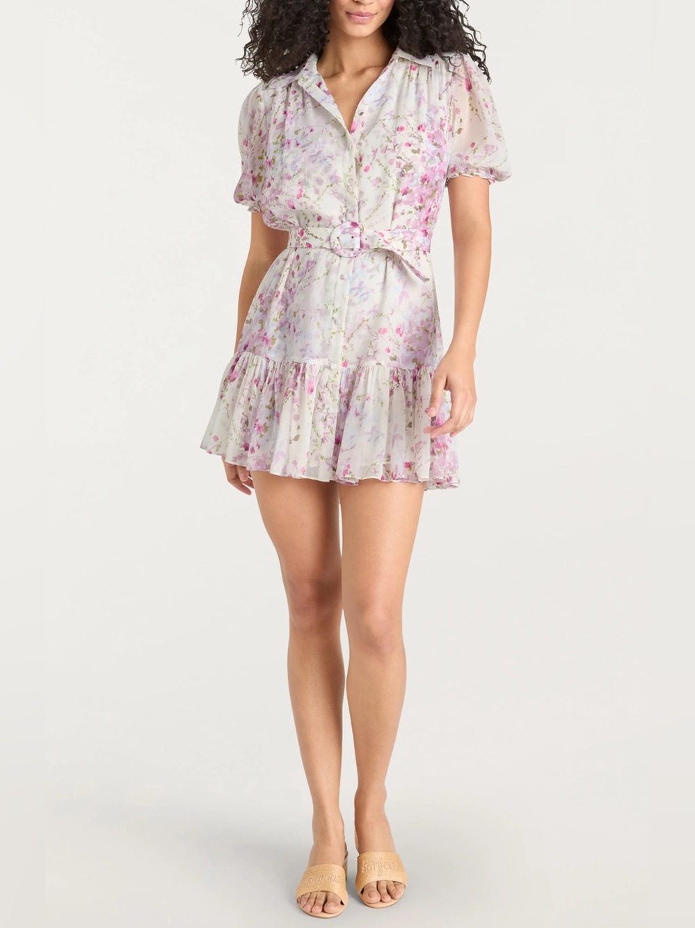 NWOT cinq a sept Midsummer Bloom Halbini Mini Dress Size 14